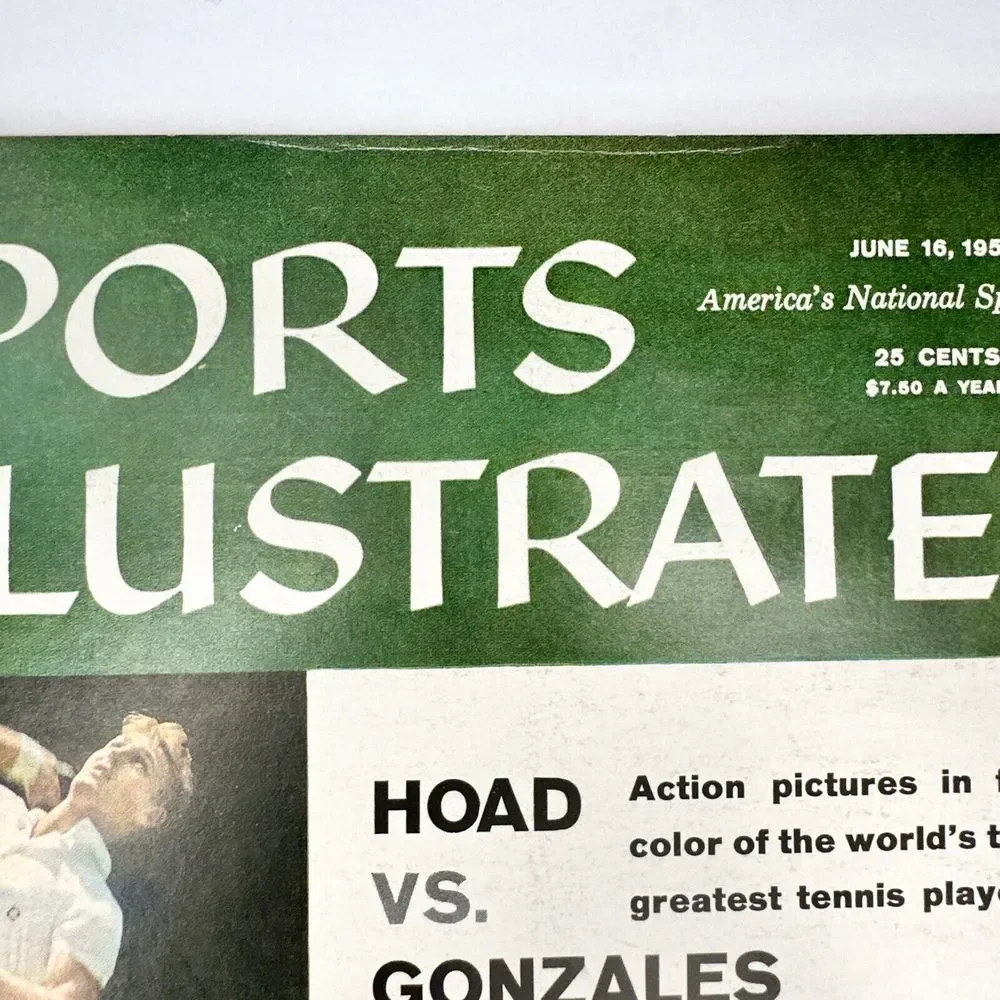 Hoad‎ Vs. Gonzales Sports Illustrated June 16, 1958 America’s National Sports